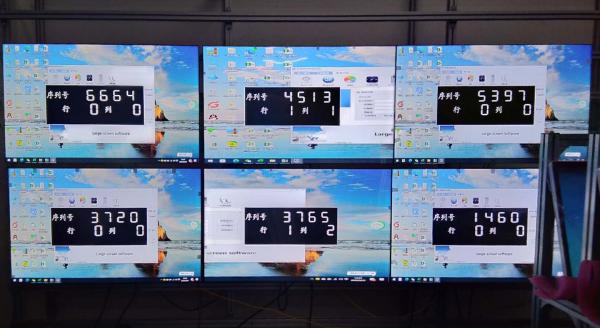 LED Large Video Wall Indoor LCD Advertising Video Wall Display For Monitoring