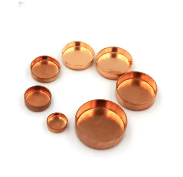 Copper Nickel Pipe Cap Thread Type NPT Copper Pipe Covering For Excellent Heat Insulation