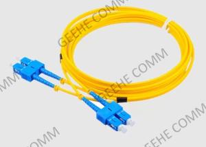 SC APC 3.0mm 10M Duplex Fiber Optic Patch Cord