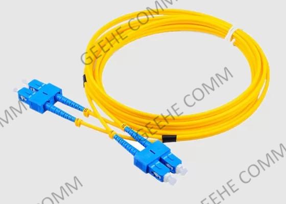 Cheap SC APC 3.0mm 10M Duplex Fiber Optic Patch Cord for sale
