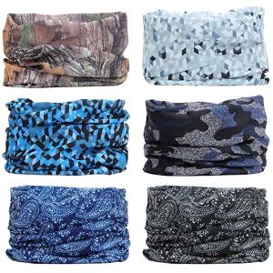 Flat Brown Beach Two Strap Cotton Multifunctional Bandanas