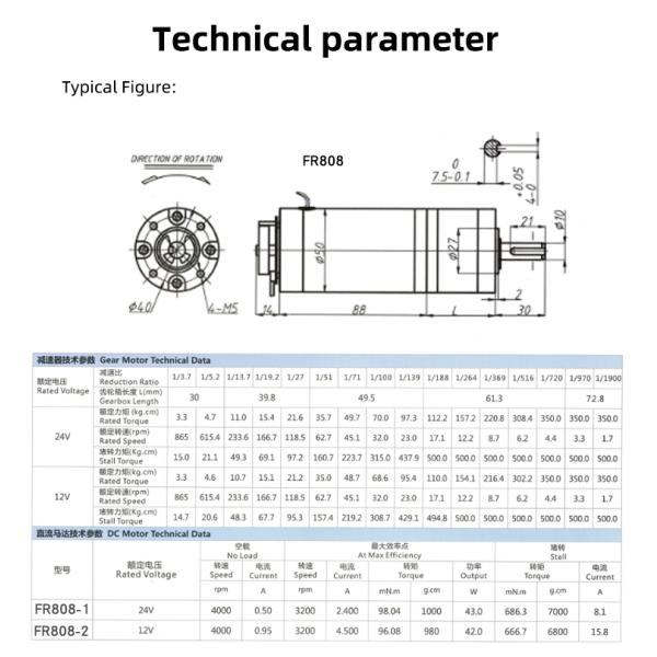 Faradyi Customized High Quality Planetary Geared Coreless Brushless Dc Motor For Motorcycle Speed Controller Motor
