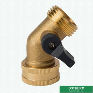 China One Way Water Flow Valve Connector Brass Fittings on sale