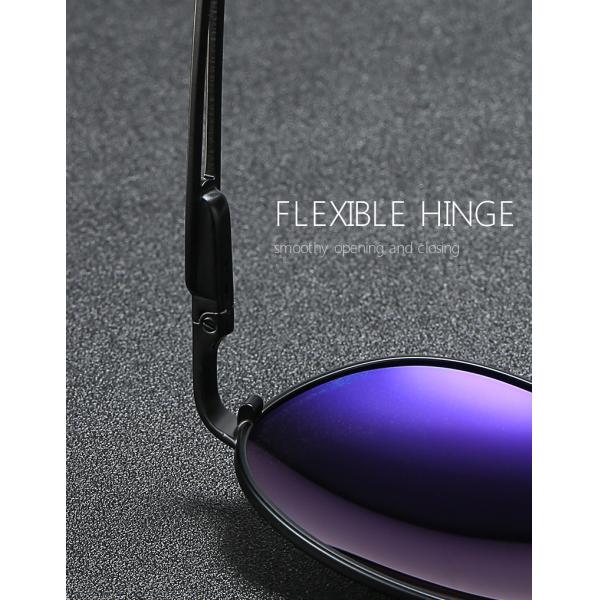 Polarized Retro Shades Sunglasses BSCI Men Unbreakable Frame Glasses