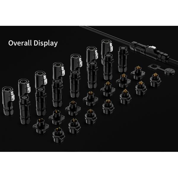 Cnlinko M12 IP68 Cable Wire Circular Waterproof Power 4pin Connector Male and Female Panel Mount Ebike Wire Cable Connector