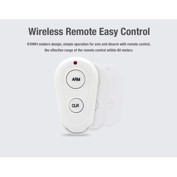 Smart Wireless PIR Motion Sensor Video Recorder with F1.6 aperture CX801