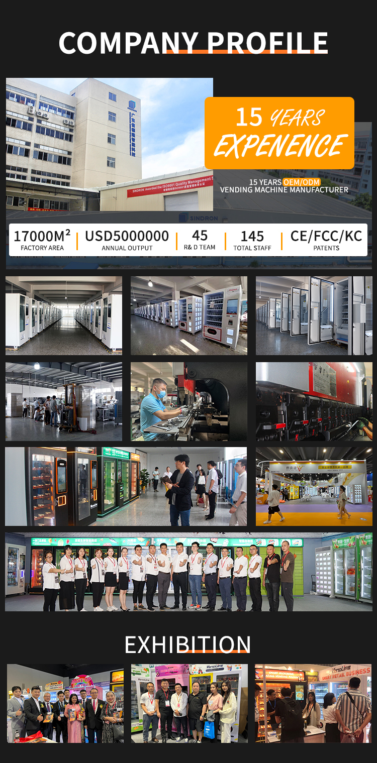 Small Fresh Smoothie Vending Machine with Automatic Blender, Smart Payment System, 21.5-Inch Touchscreen, Self-Cleaning Function for Healthy Beverage