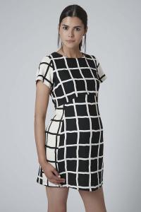 China Windowpane Check Print maternity dresses for pregnance office lady on sale