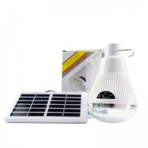 Best Factory Price 1000mAh 6v Solar Lamp Rechargeable Led Light Bulb With Solar Panel wholesale
