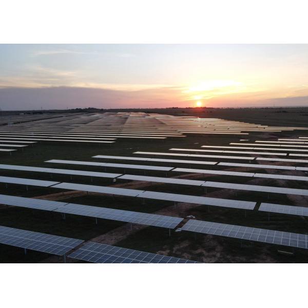 Customized Power One Axis Solar Panel Tracker Drive Simple Structure