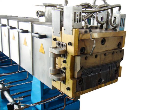 Granulator Polymer Extrusion Machine , PP / PPR/PC/PE Plastic Extruder