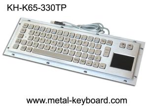 Rear Panel Mounting Industrial Computer Keyboard with 65 Keys and Touchpad