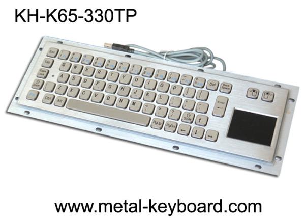 Cheap Rear Panel Mounting Industrial Computer Keyboard with 65 Keys and Touchpad for sale