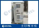 Custom Galvanized Steel Outdoor Power Enclosure Equipment Rack Cabinet