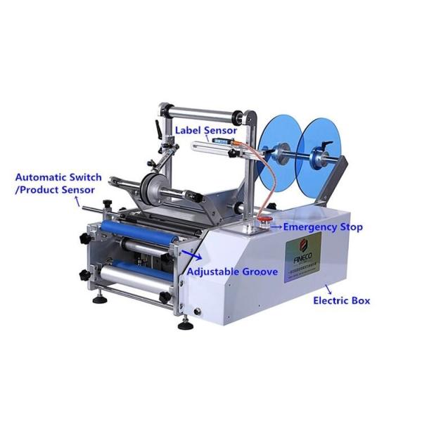 High Quality Willdone Automatic Sticker Labeling Machine For round bottle sticker labeling machine