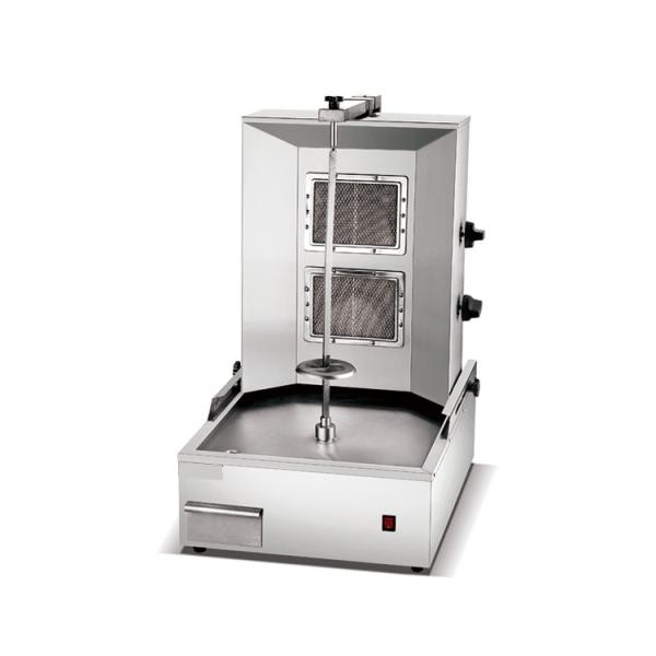 Cheap Hotel Restaurant Cooking Equipment Gas Chicken Shawarma Making Machine for sale