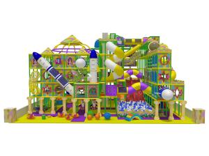 China Commercial Indoor Playground Equipment With Large Children Slide on sale