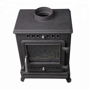 Outdoor Chimney Cast Iron Wood Burning Fireplace European / American Style