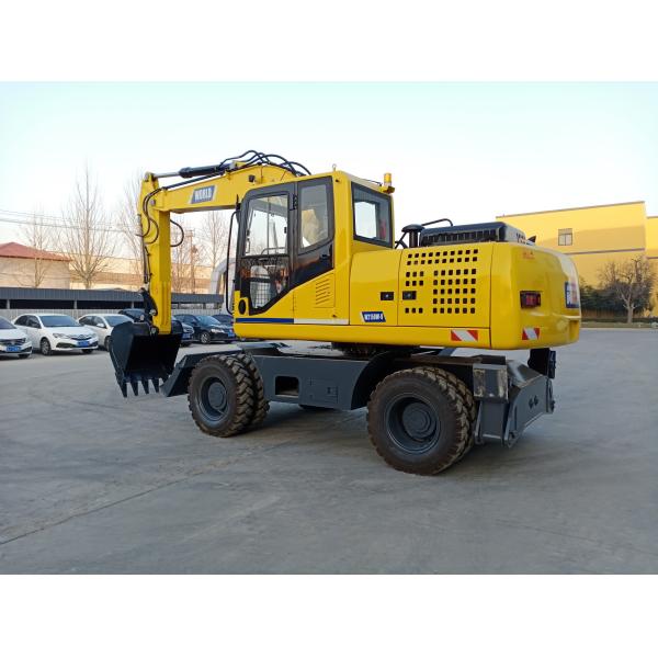 Versatile Small Wheeled Excavator With 252L Fuel Tank Capacity For Various Operations