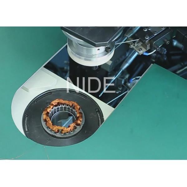 Auto Servo Double Sides Stator Coil Lacing Machine , Simple To Operation