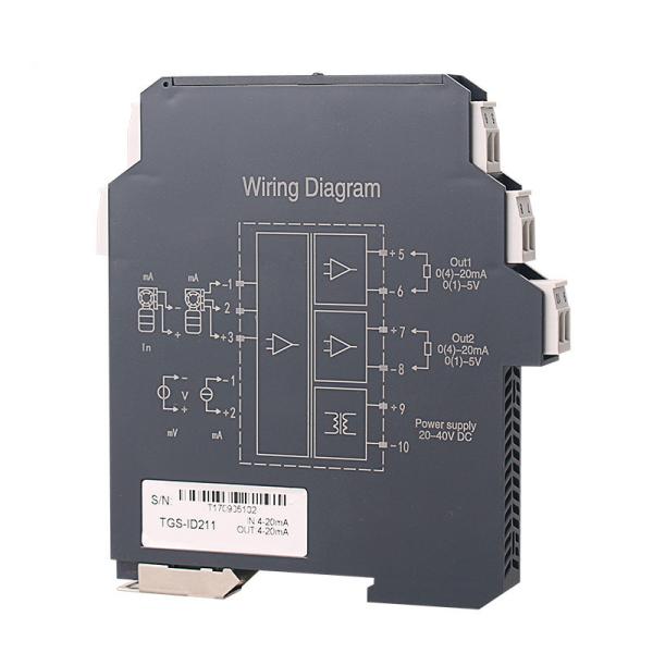 Cheap 4-20mA Input Output Signal Isolation Module Analog Signal Transmitter Isolator Din Rail Mounting for sale