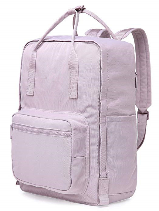 Water Resistant Canvas Backpack School Bags For College Students Lightweight