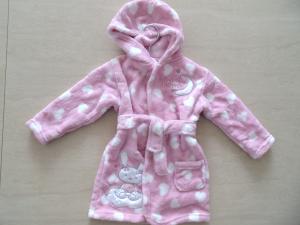 Best baby girls dressing gowns,coral fleece bathrobes,clothing factory wholesale