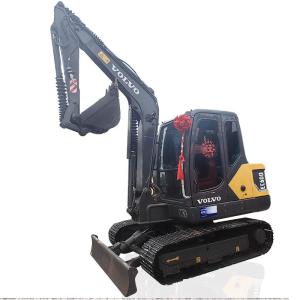 Volvo EC60 Crawler Excavators Used 6 Ton 0.23m3 Bucket 37KW Used 6 Ton Excavator For Sale