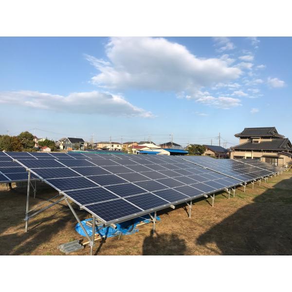 Aluminum Ground Mount Solar Racking Systems For Large Scale Installation Project