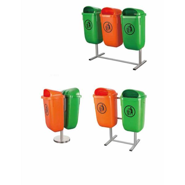 Outdoor Wall Type Environmental protection Polypropylene Cleaning Bin Wall Mounted Waste Bins Dustbin