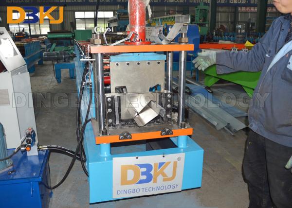 Cheap 0.8mm Thickness Portable  Galvanized Gutter Rolling Machine Aluminum Plate Bending for sale
