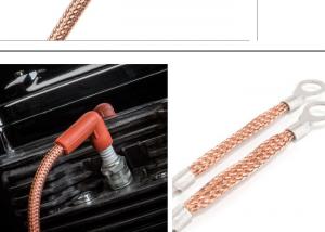 China Tinned Wire Expanding Copper Braided Cable Sleeve on sale