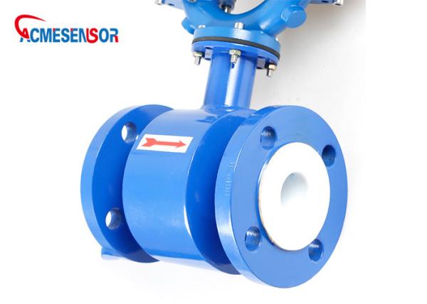 Cheap Integrated Electromagnetic Battery Power Supply Electronic Water Flow Meter for sale