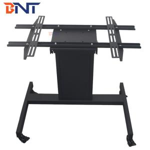 Best SASO 60" Tv Floor Stand 90 Degree Overturn 50kg Loading Capacity wholesale