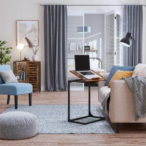 Small Side Table for Sale, End Table, Side Table for Laptop, C-shaped Side Table, ULNT057B01