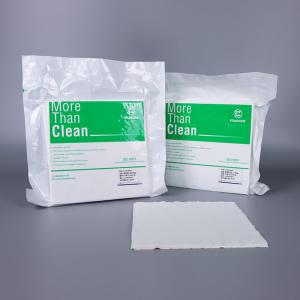 Best 230Gsm Cleanroom Microfiber Wipes Lint Free Disposable Class 10 Cellulose Polyester wholesale