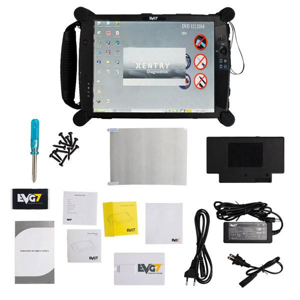 EVG7 DL46 Vehicle Diagnostic Tools HDD500GB/DDR2GB Diagnostic Controller Tablet
