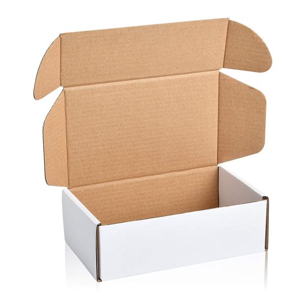 Compression-resistant White Small Rectangular Corrugated Box
