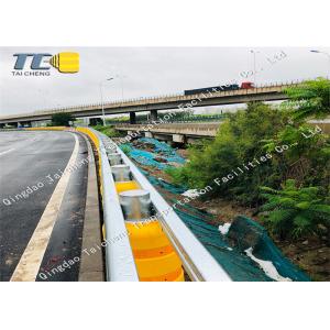 Buy cheap Downhill Safety Roller Barrier 30° To 90° Curved , Anti Collision Rolling from wholesalers