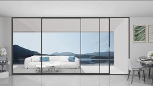 Best Bridge Breaking Intelligent Lifting Full View Sliding Window wholesale