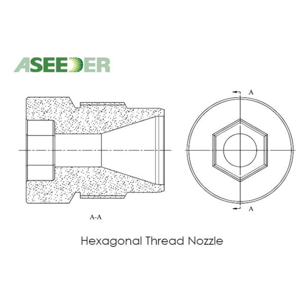 Compact Size Tungsten Carbide Nozzle Construction Tool Parts Oil Drill Bit Nozzle