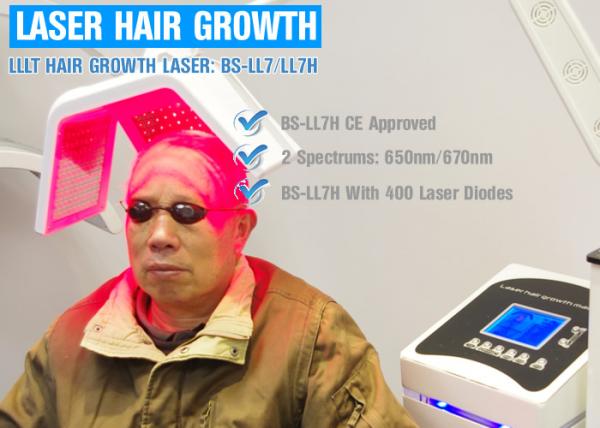 Hair Therapy LLLT Laser therapy Grow Hair with Real Diodes Laser Hair Regrowth Machine