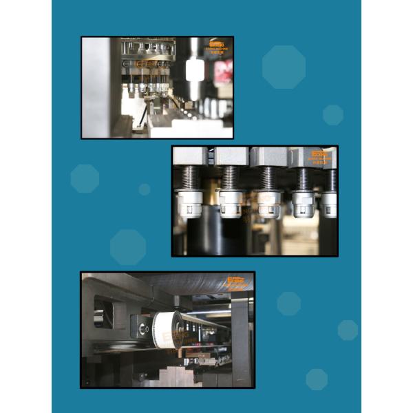 Pet Plastic Bottle Blowing Mold Machine High Efficiency Full Automatic With 4 Cavity