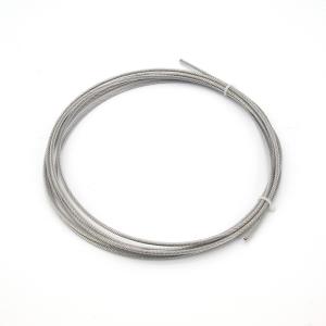 Clear Nylon Coated 1x7 Stainless Steel Wire Rope 0.2mm 0.25mm For Fishing