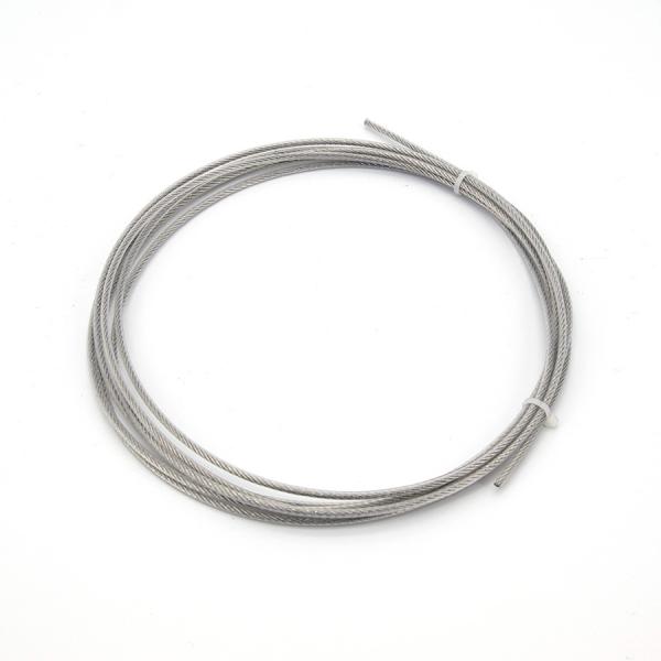 Cheap Clear Nylon Coated 1x7 Stainless Steel Wire Rope 0.2mm 0.25mm For Fishing for sale