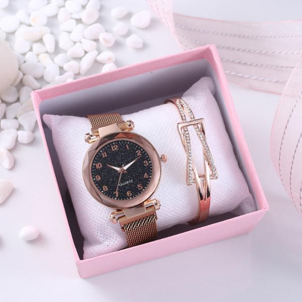 Cheap Multifunction Wrist Watch Gift Set 8mm Thickness With Gypsophila dial for sale