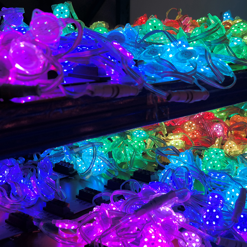 Customized Led Pixel Point Light RGB Control High Bright for Building Project