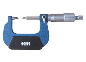 Best KM 0-25mm Point Micrometer With Carbide-tipped Measuring Face wholesale
