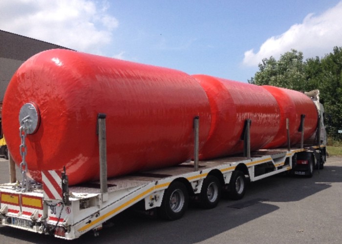 Red Color Solid Floating Dock Fender with Polyurethane Foam Filled