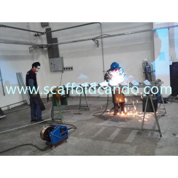 Factory directly sell 850*2370mm, 850*2691mm scaffolding galvanized steel 8 steps ladder 9 steps ladder stair case